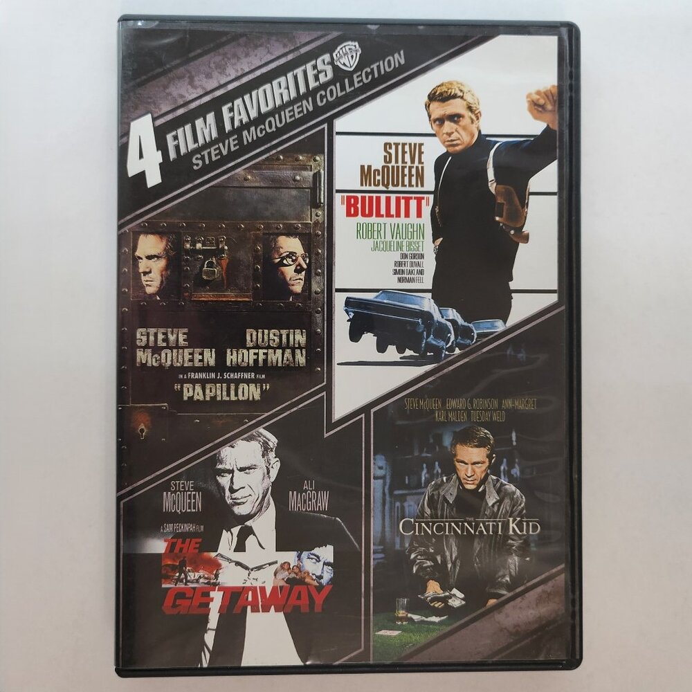 Steve McQueen 4 Movie Set